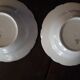 Porcelain bread/pastry plates