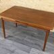 1960s 1970s Teak Extendable Dining Table Made in Denmark Danish Design