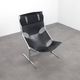 Extremely rare leather lounge chair by Pierre Thielen for Metz & Co., Netherlands, 1960s