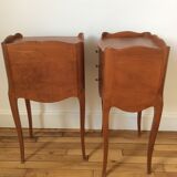 Louis XV style bedside pair