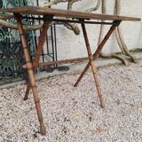 Folding gaming table end 19 th