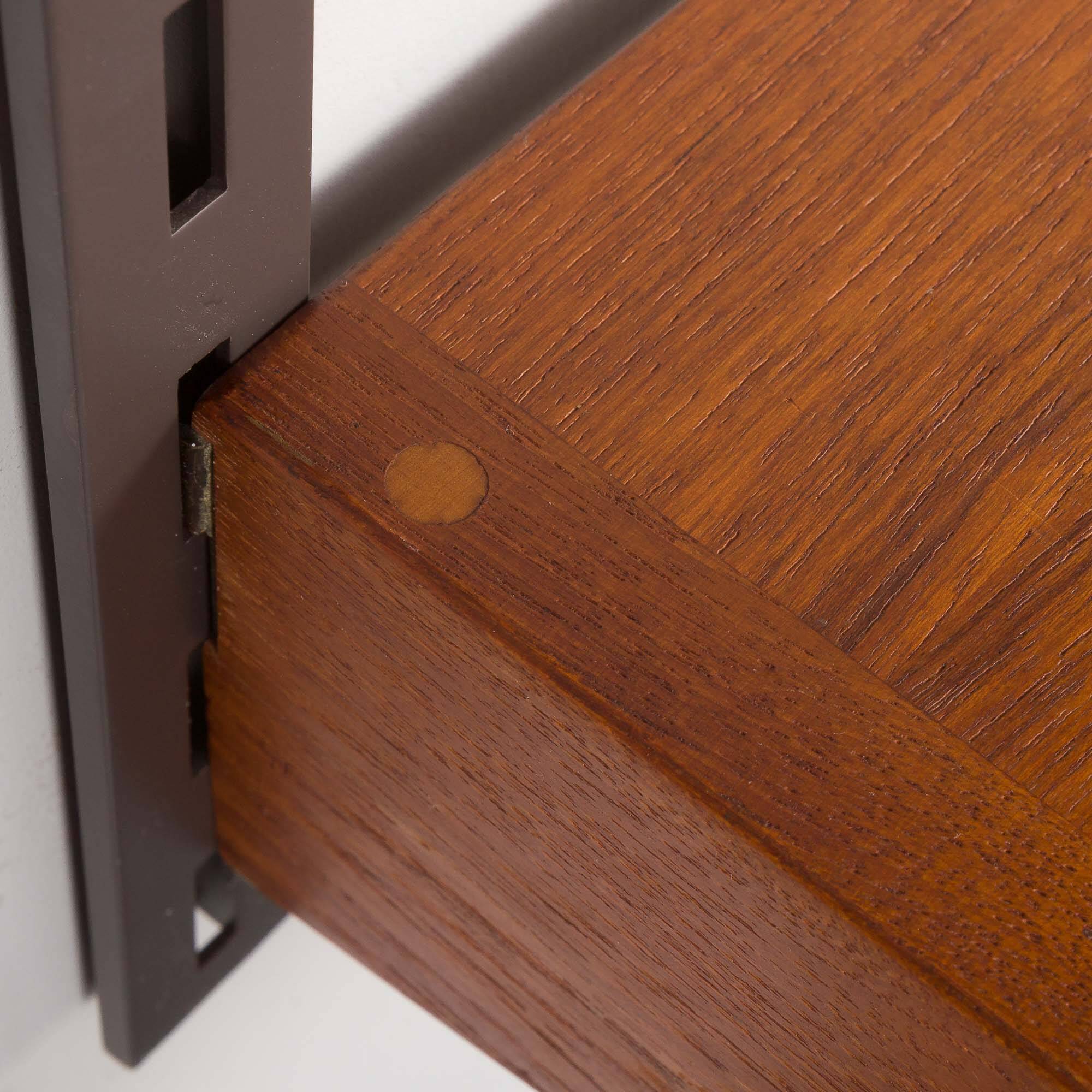 Kai Kristiansen set of 3 teak shelves for FM Mobler, Denmark 1960s
