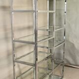70's chrome shelf