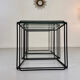 Lot of 3 vintage 1970s design nesting coffee tables by Max Sauze.