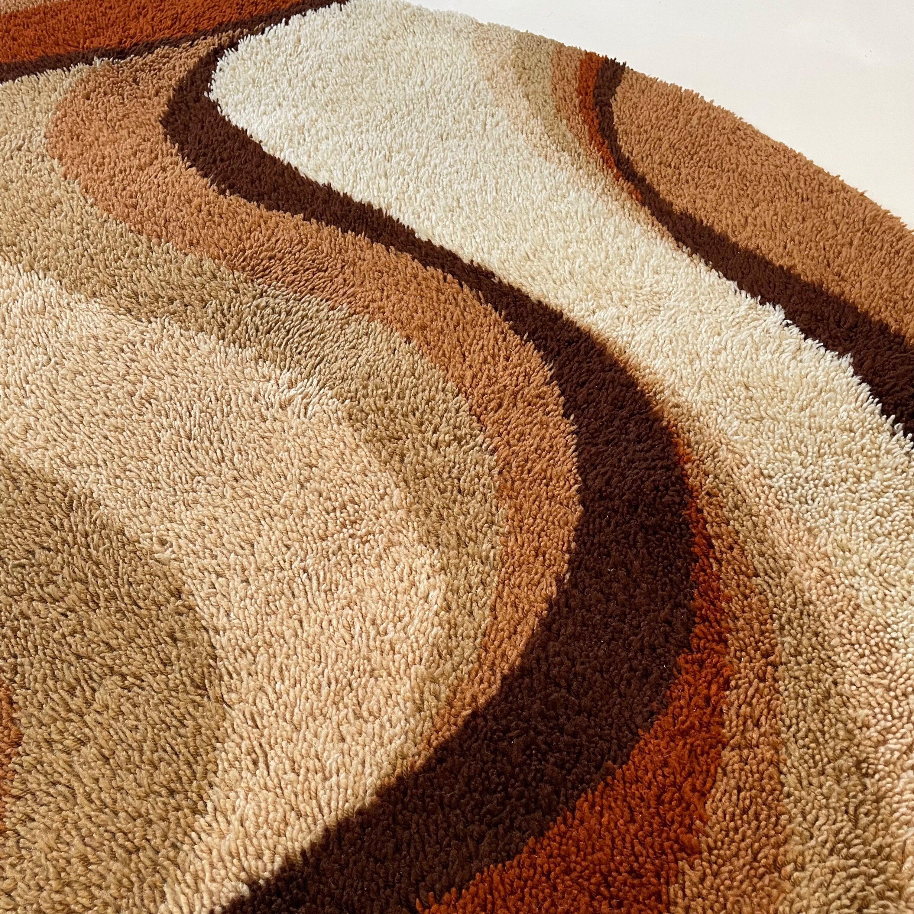 Vintage High Pile Rya rug by Prinstapijt Desso, Netherlands, 1970s