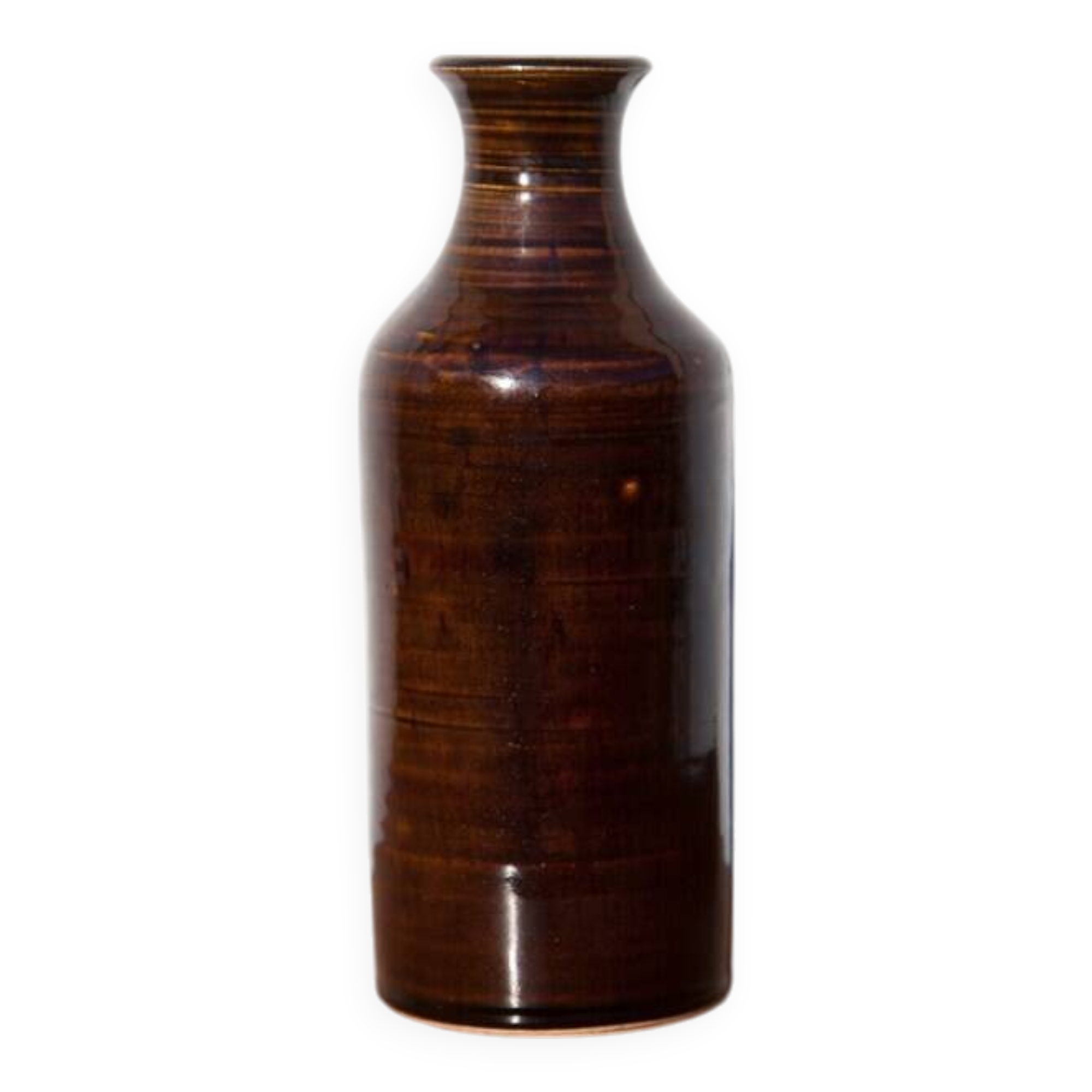 Ceramic signed Kate Weaver, ceramic bottle, signed pottery, interior decoration, 70'