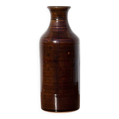 Céramique signé Kate Weaver, bouteille céramique, poterie signé, décoration intérieur, 70'