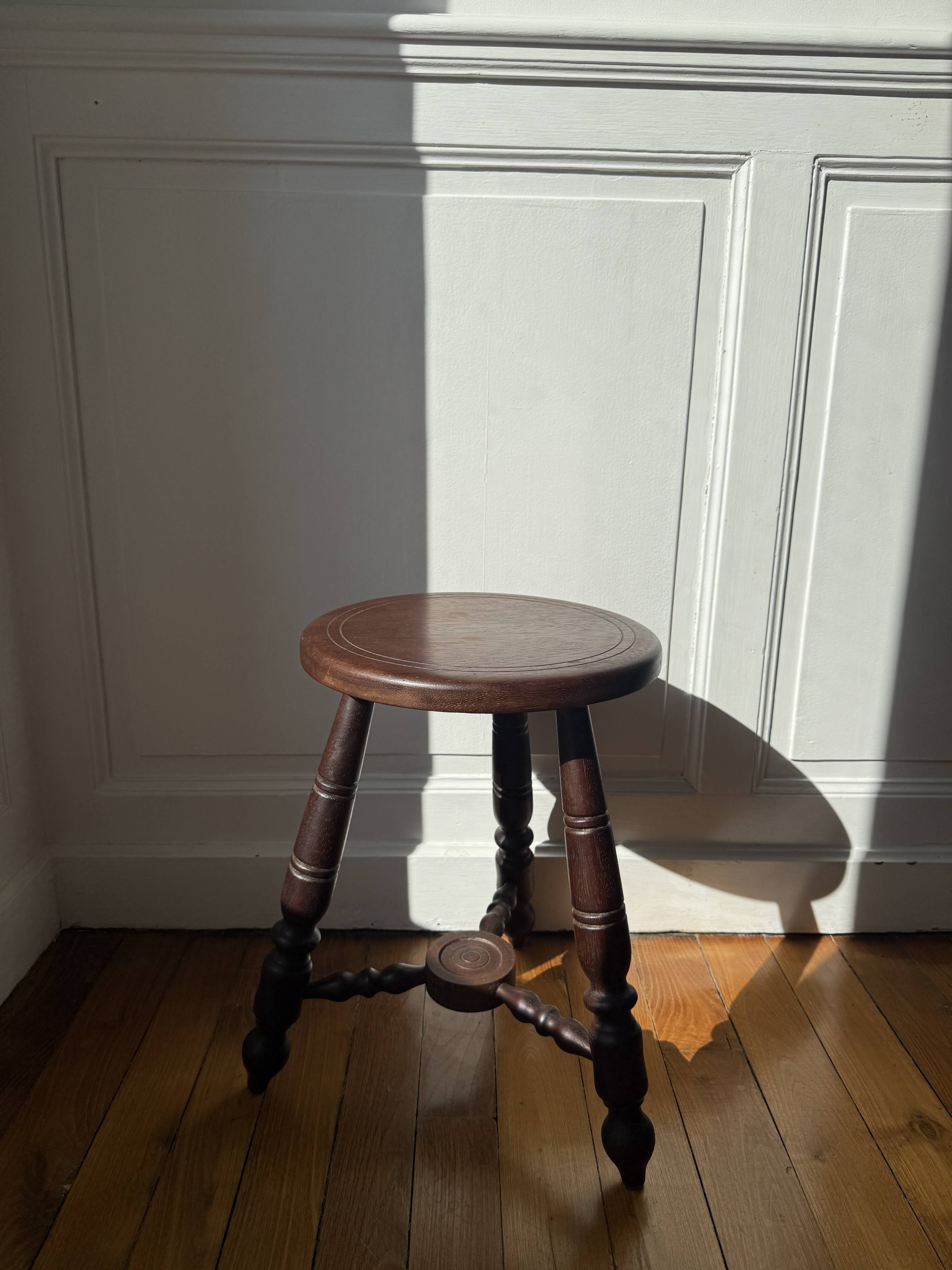 The rustic stool