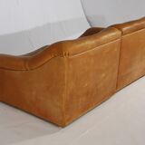 Lot of two armchairs DS-46 Sede thick Buffalo, 1970 leather s