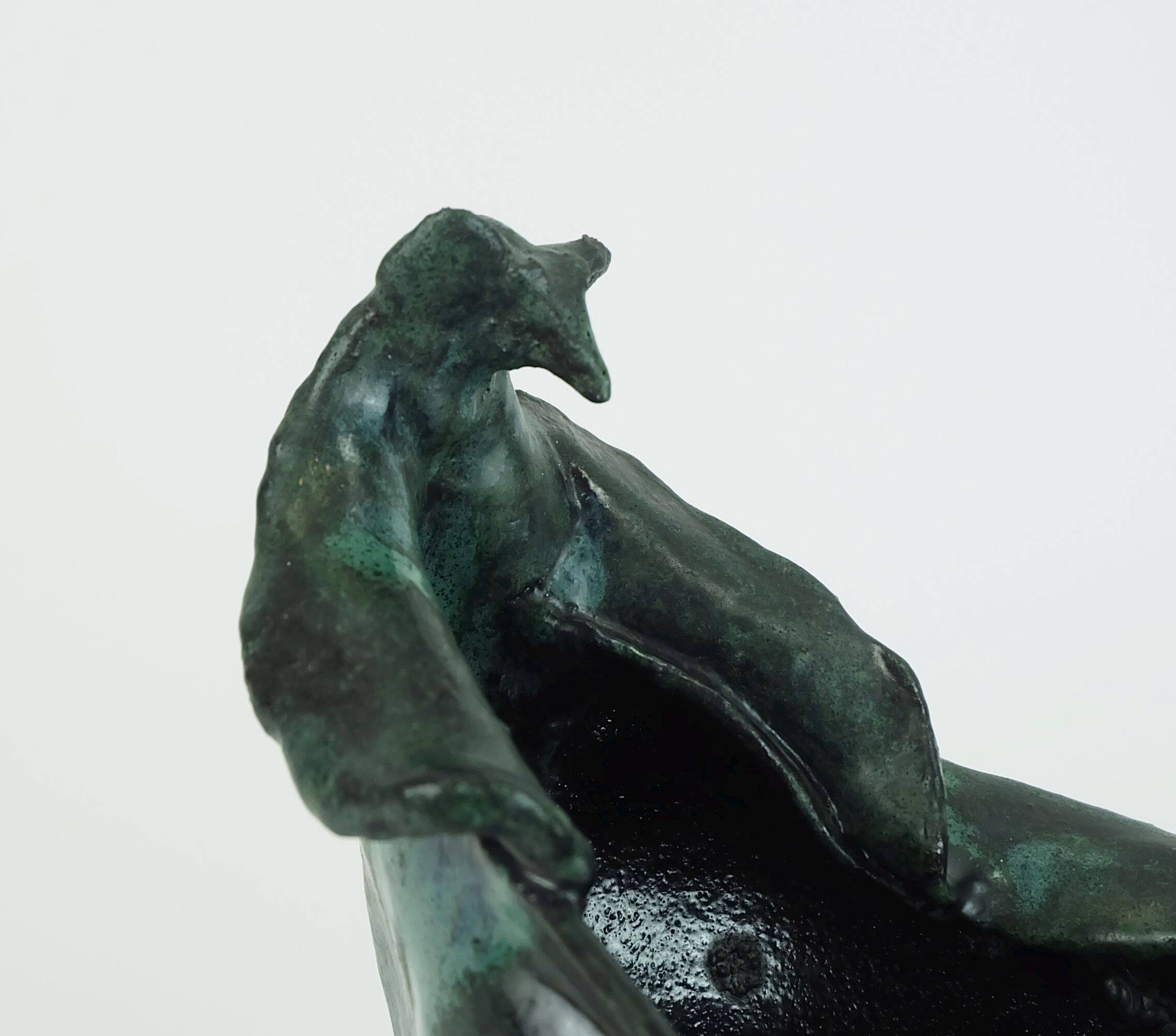 danish modern ceramic VASE bowl studio pottery conny walther demark 60s70s