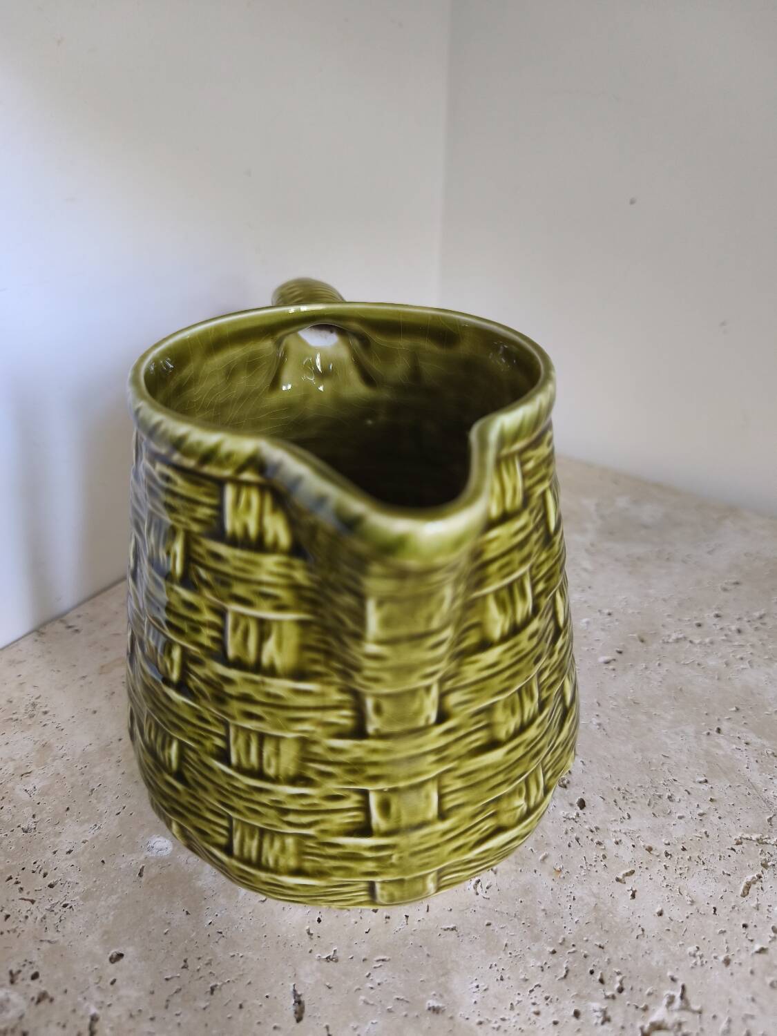 Digoin slipware pitcher