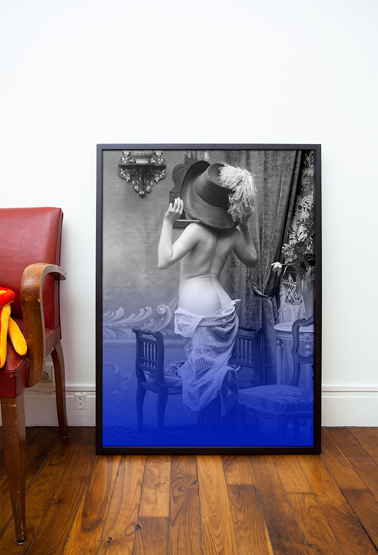 Vintage photography woman cabaret 1900 - 70 x 100 cm