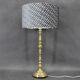 1960s  Pair of Large Brass Table Lamps by MS Belysnin, Denmark