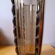 Art deco vase in smoked glass