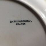 Ensemble de 5 assiettes de Sarrguemines collection Ecossais