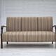 1950s, Danish 2-seater sofa, beige furniture wool fabric, beech wood legs.