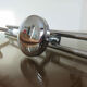 Coat rack in chromed steel 3 hooks 70s