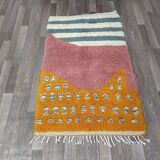 Traditional handmade Moroccan rug 3 x 2 m
