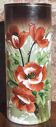 Vase rouleau Art Nouveau. (Opaline)