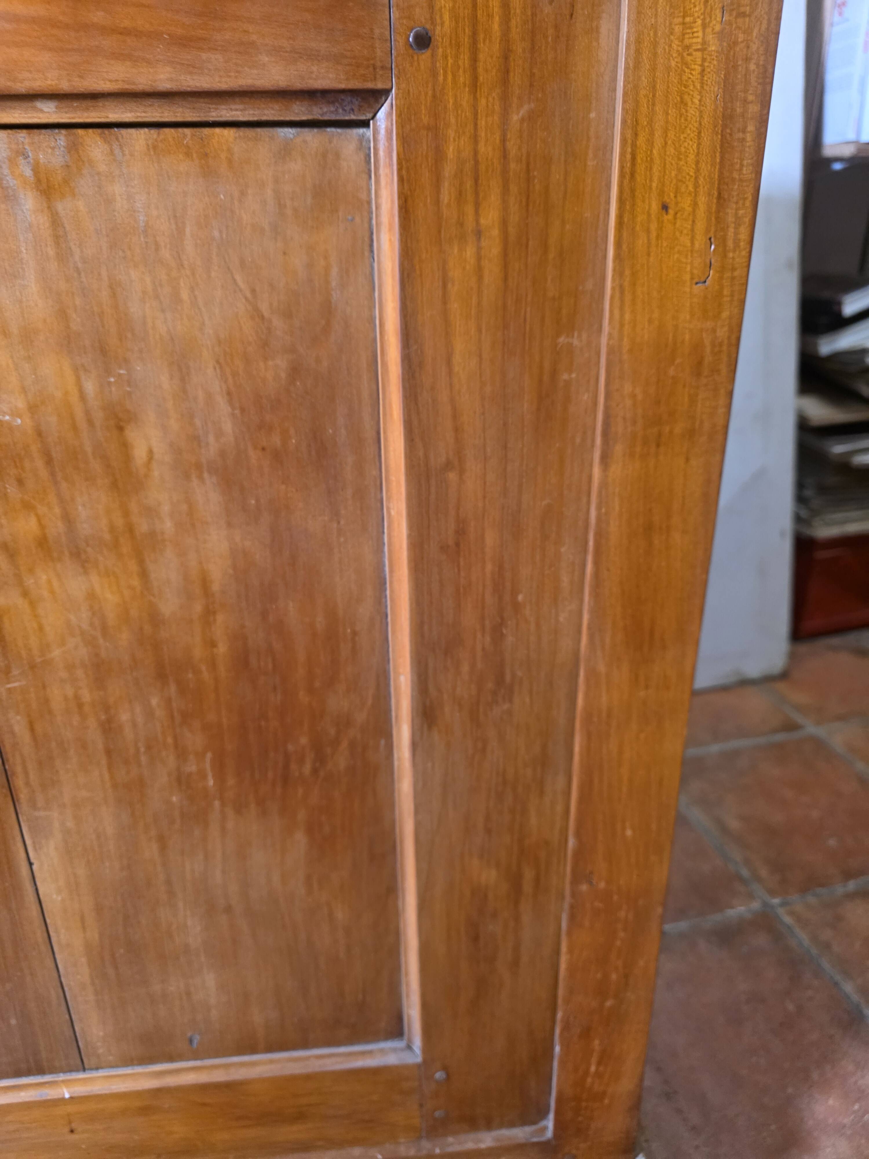 Antique Louis Philippe style confiturier in cherry wood