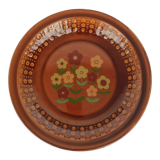 Assiette creuse fleurs tulowice vintage