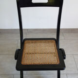 Vintage cannée folding chair