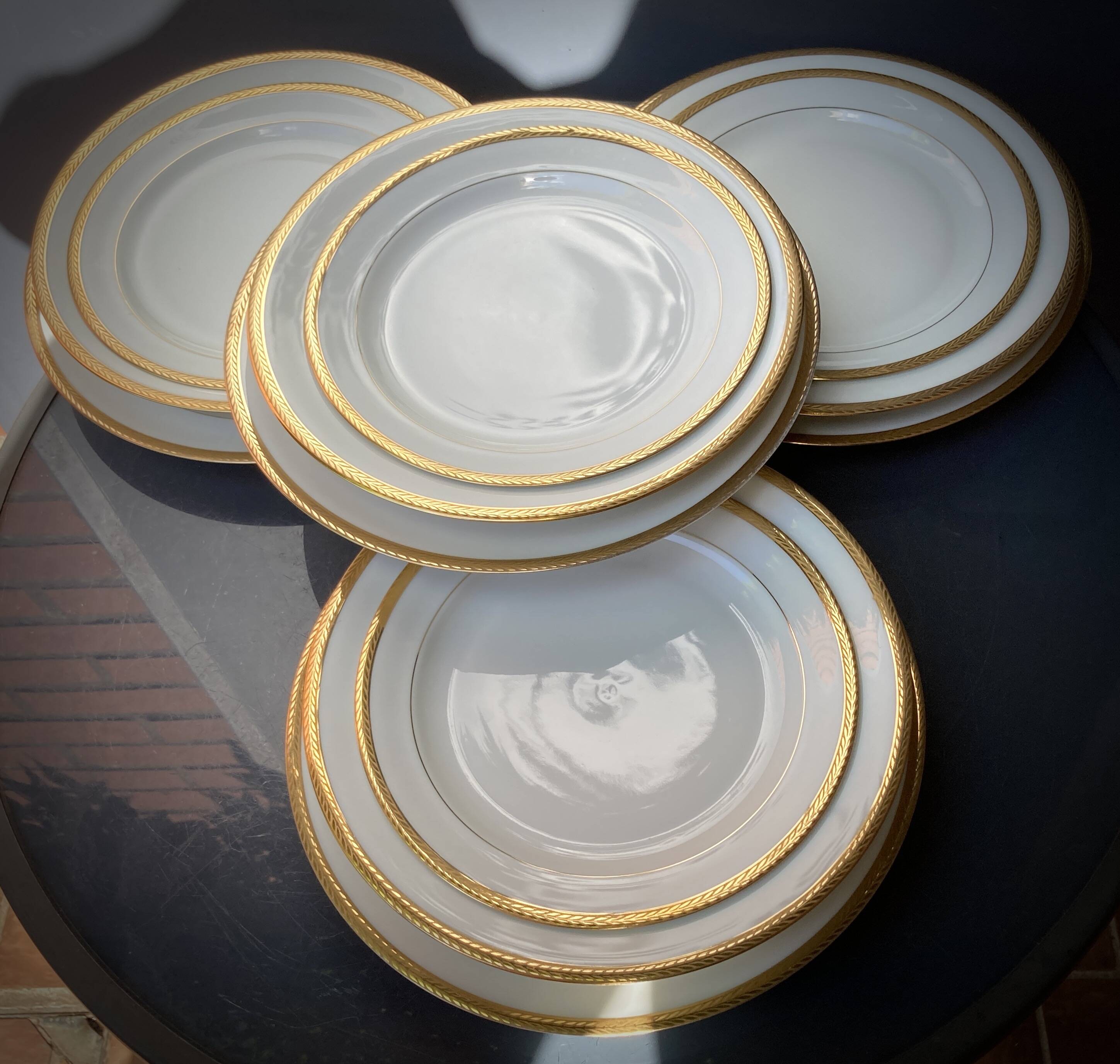 Limoges Porcelain Maison Ternet 12 pieces