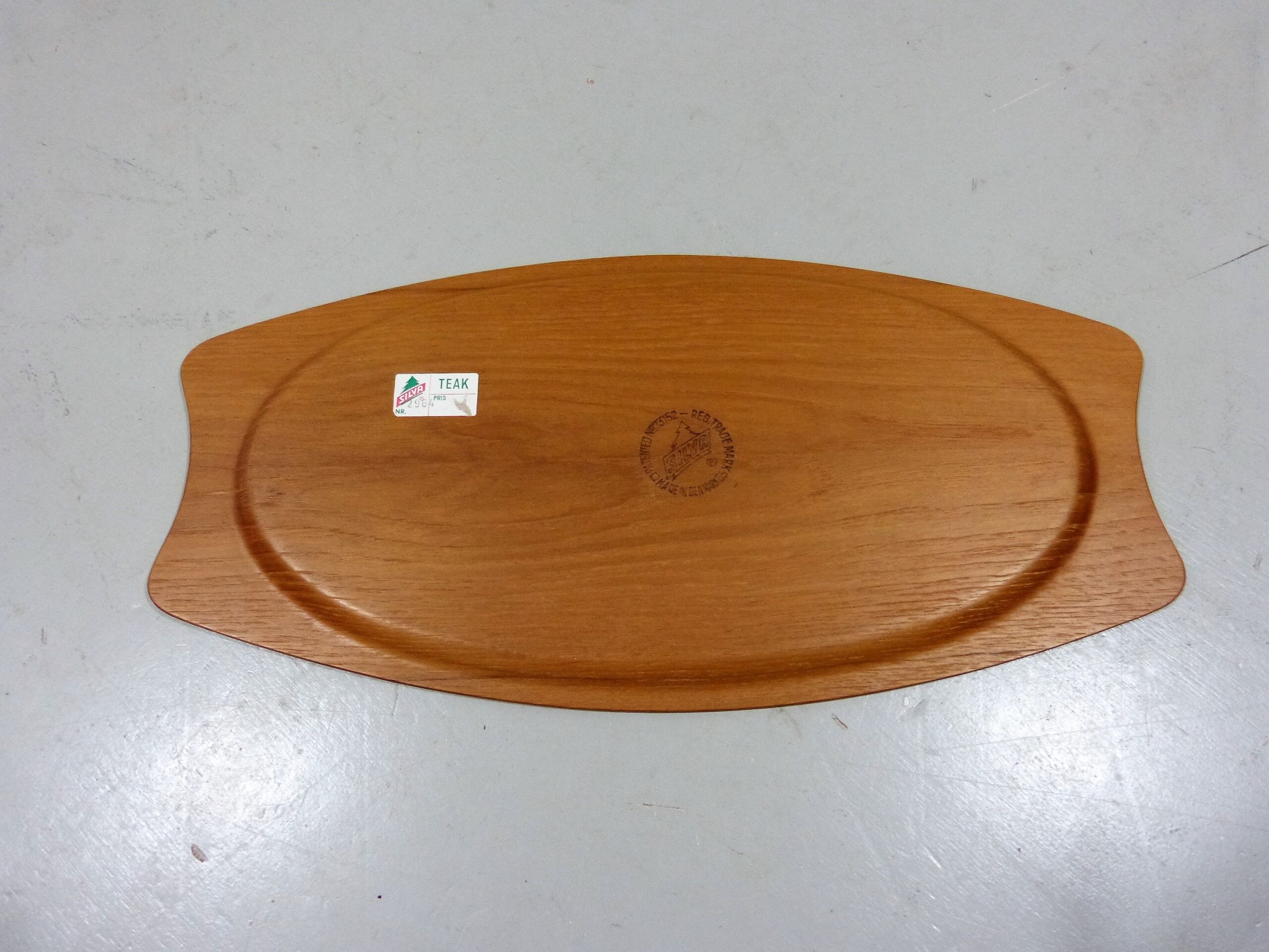 Teak wooden tray by Silva Denmerk, 1960's