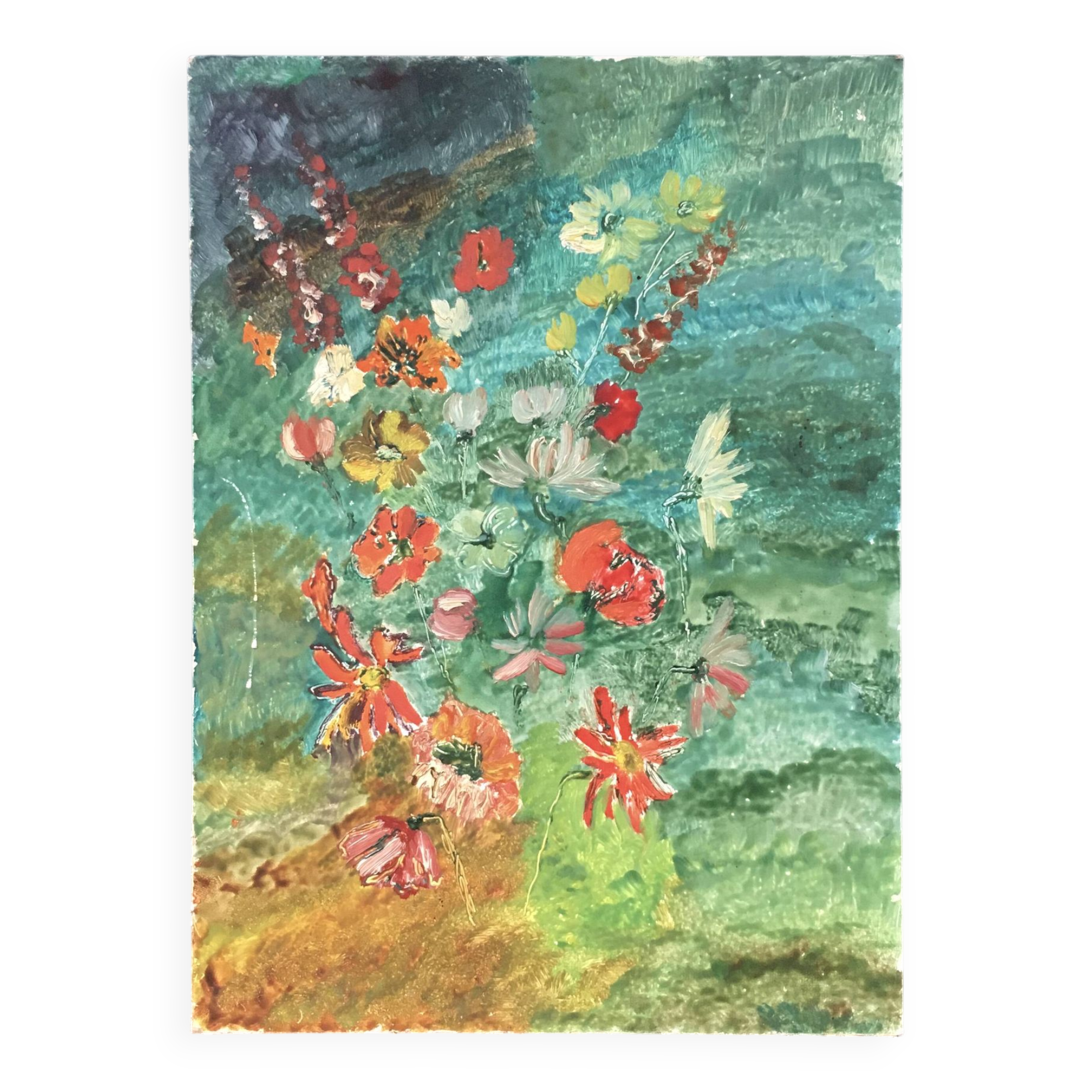 Floral arrangement painting