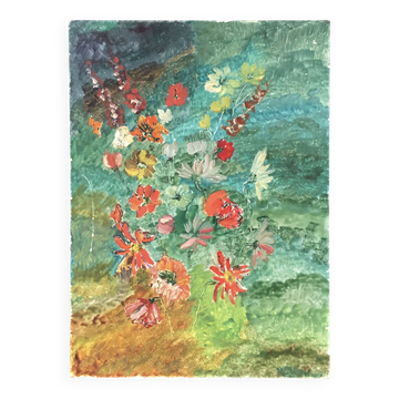 Floral arrangement painting
