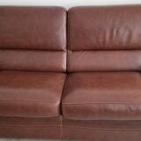 Canape cuir deux places convertible annees 70