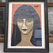 Portrait of a woman by Guy Rougon 1960