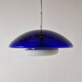 "Bauta" Murano Glass Pendant Lamp by Vistosi, Italy 1980s