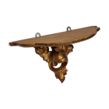 Stucco and gilded wood harness, 30 cm