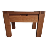 Monopoly-style elm bedside table regain