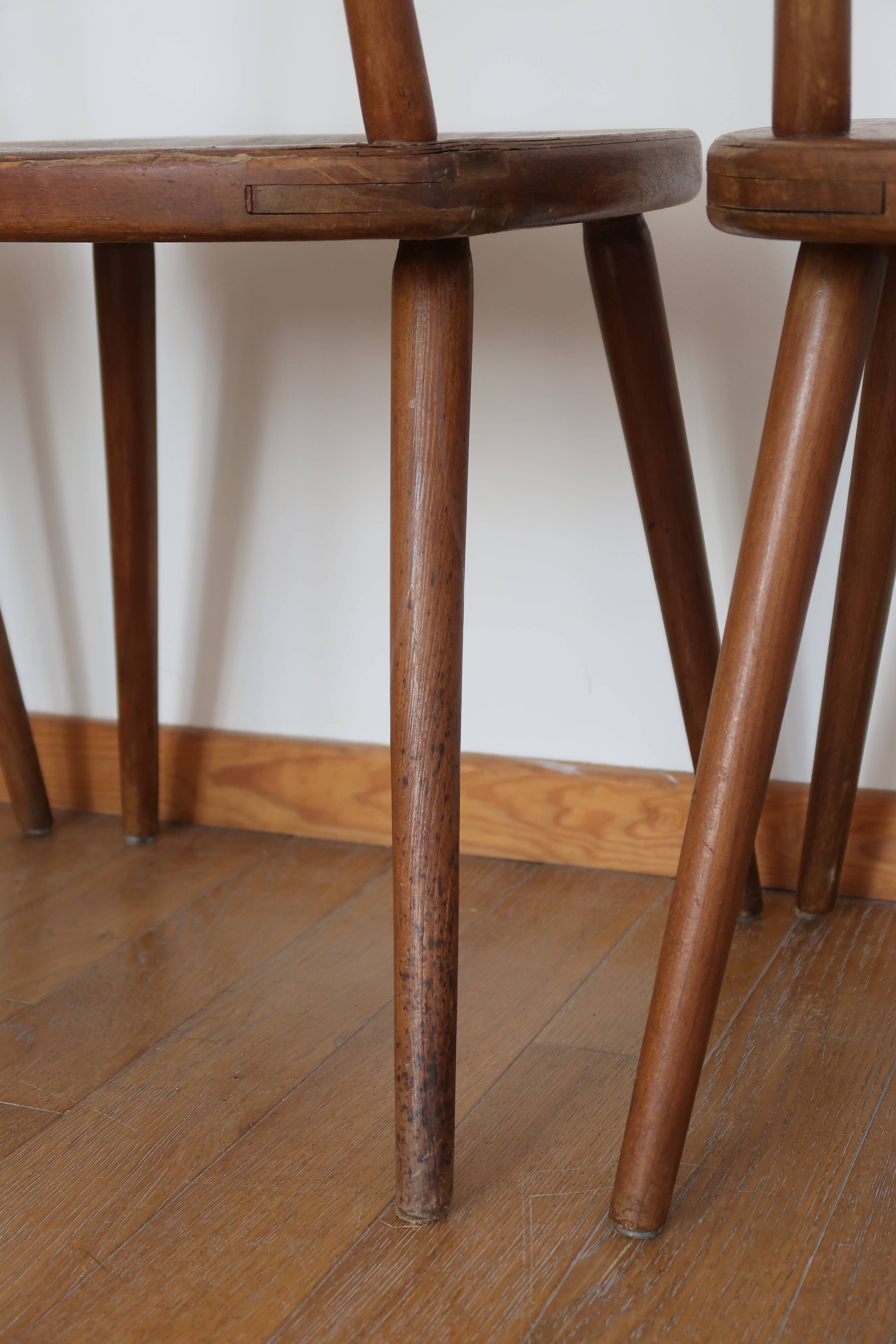 6 Scandinavian bistro chairs