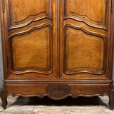 Louis XV style mahogany shell cabinet circa 1850