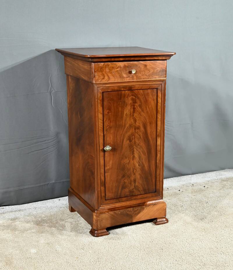 Mahogany Bedside Table, Restoration style – 2nd part 19th century