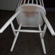 Chaise bois blanc 1950