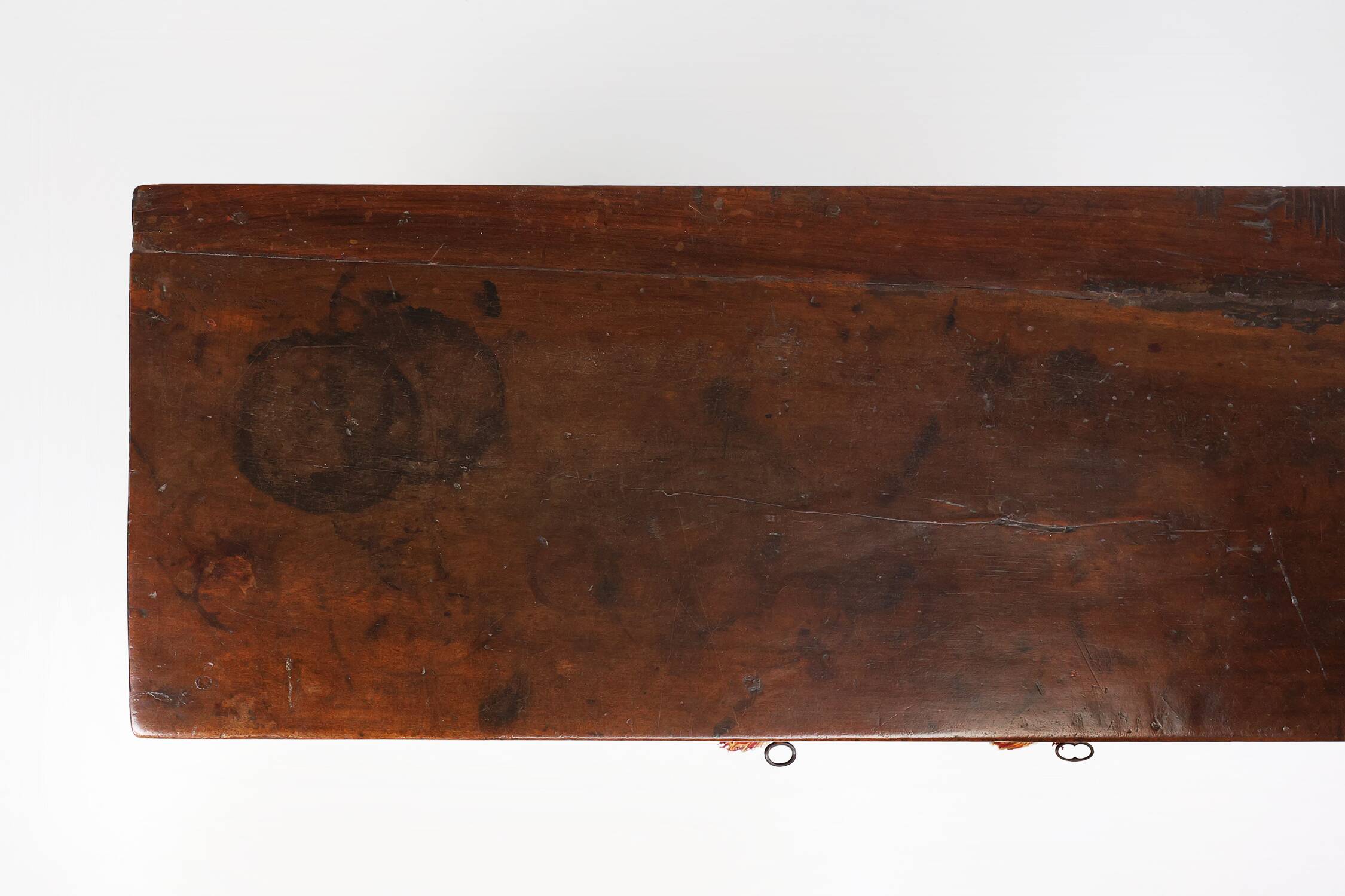 Antique 16th century Spanish carved cabinet in oak.