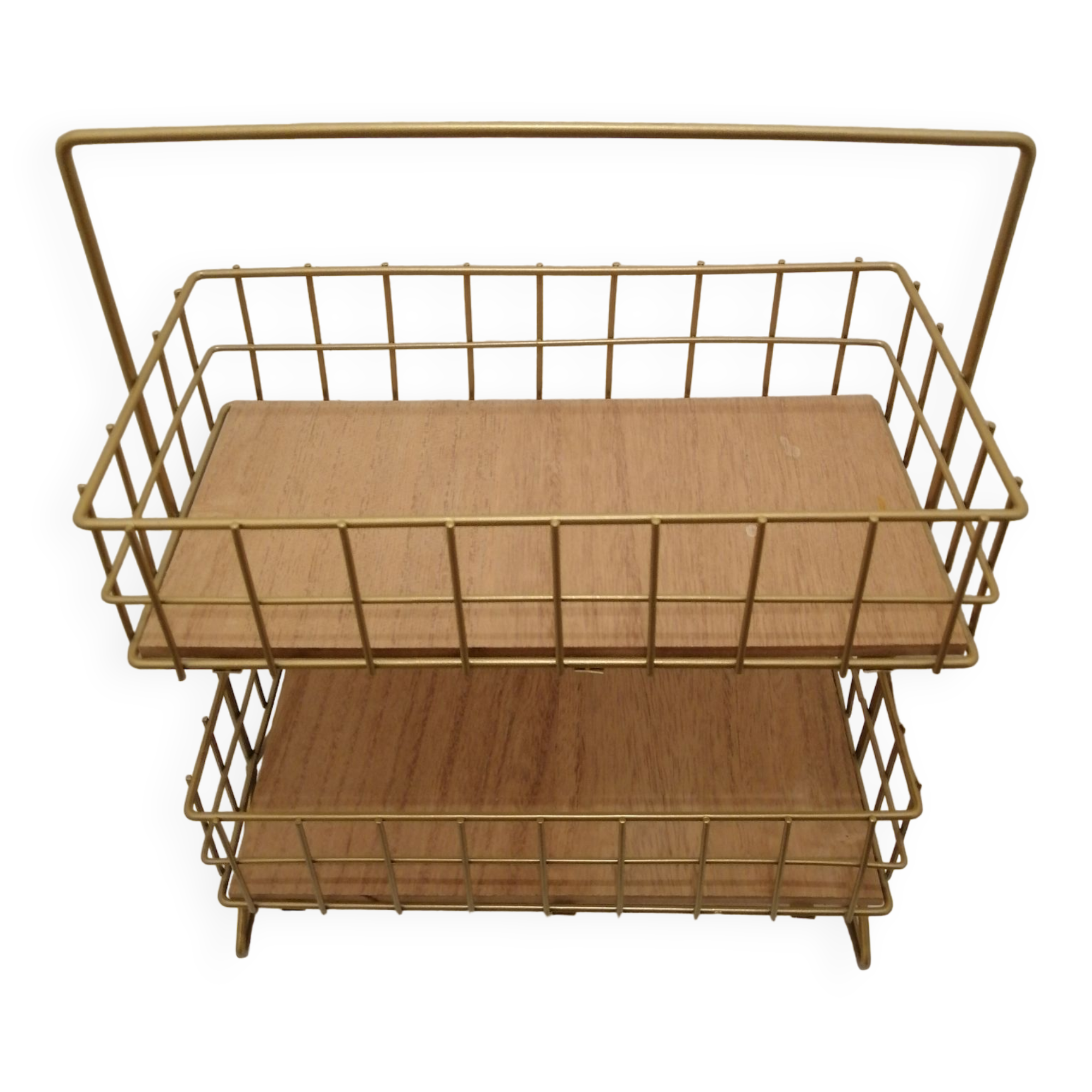 wired kitchen shelf to put down year 1970 vintage