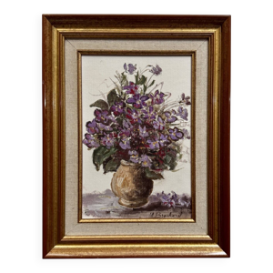 Huile sur toile nature