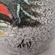 Vallauris ceramic vase signed tess vintage mountain decor