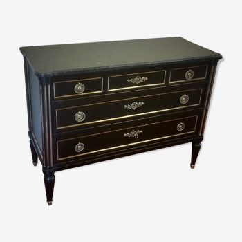 Louis XVI Painted chest of drawers