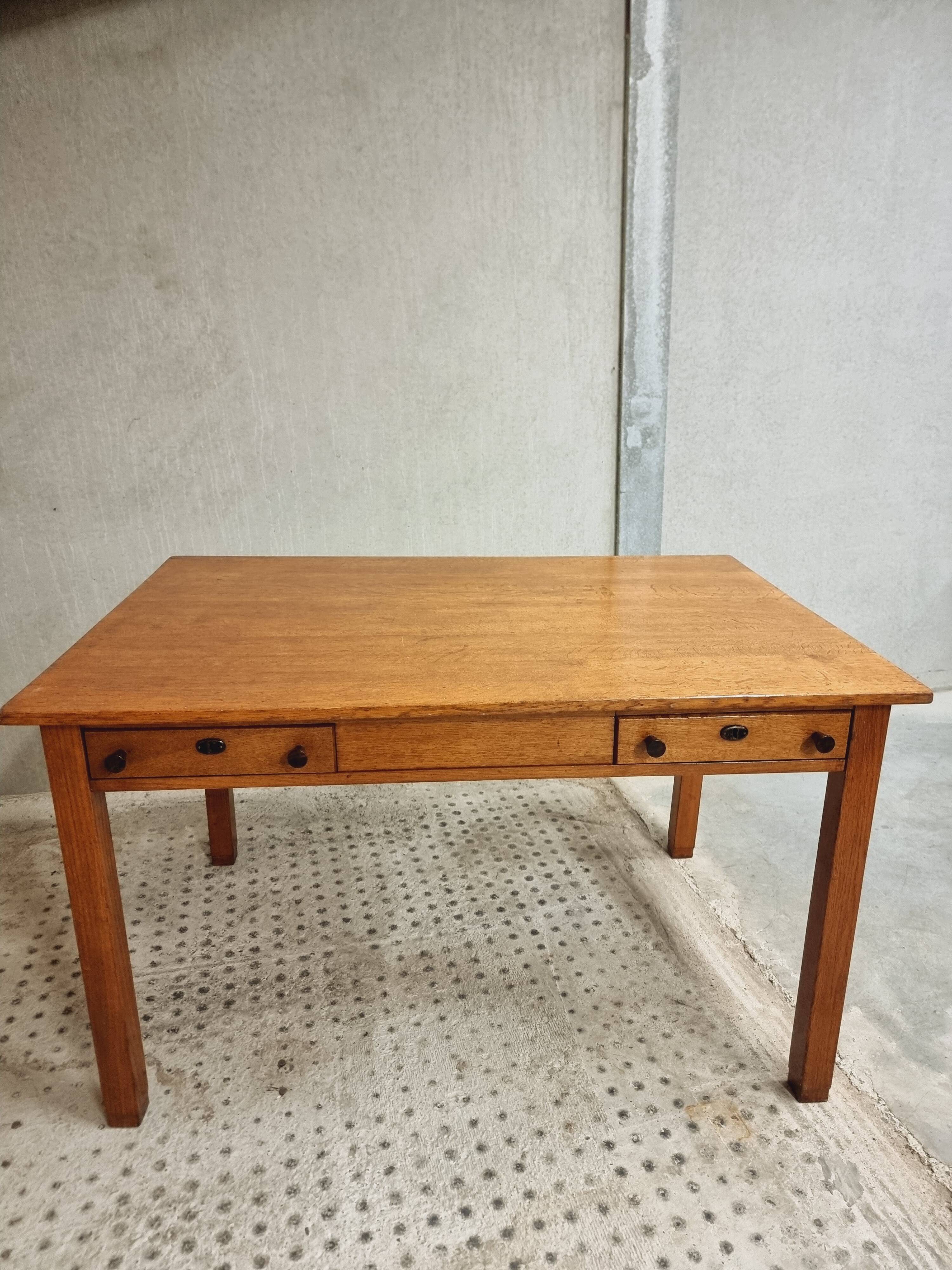 Antique table dining table Hague School oak