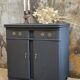 Buffet parisien noir mat