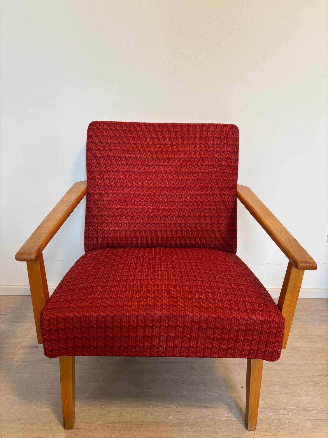 Fauteuil de salon vintage de Tchécoslovaquie des années 1970