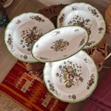 Assiettes anciennes Lunéville