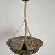 Hand-painted glass lamp Art Nouveau