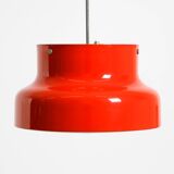 Large original 1960s red Bumling ceiling lamp by Anders Pehrson for Ateljé